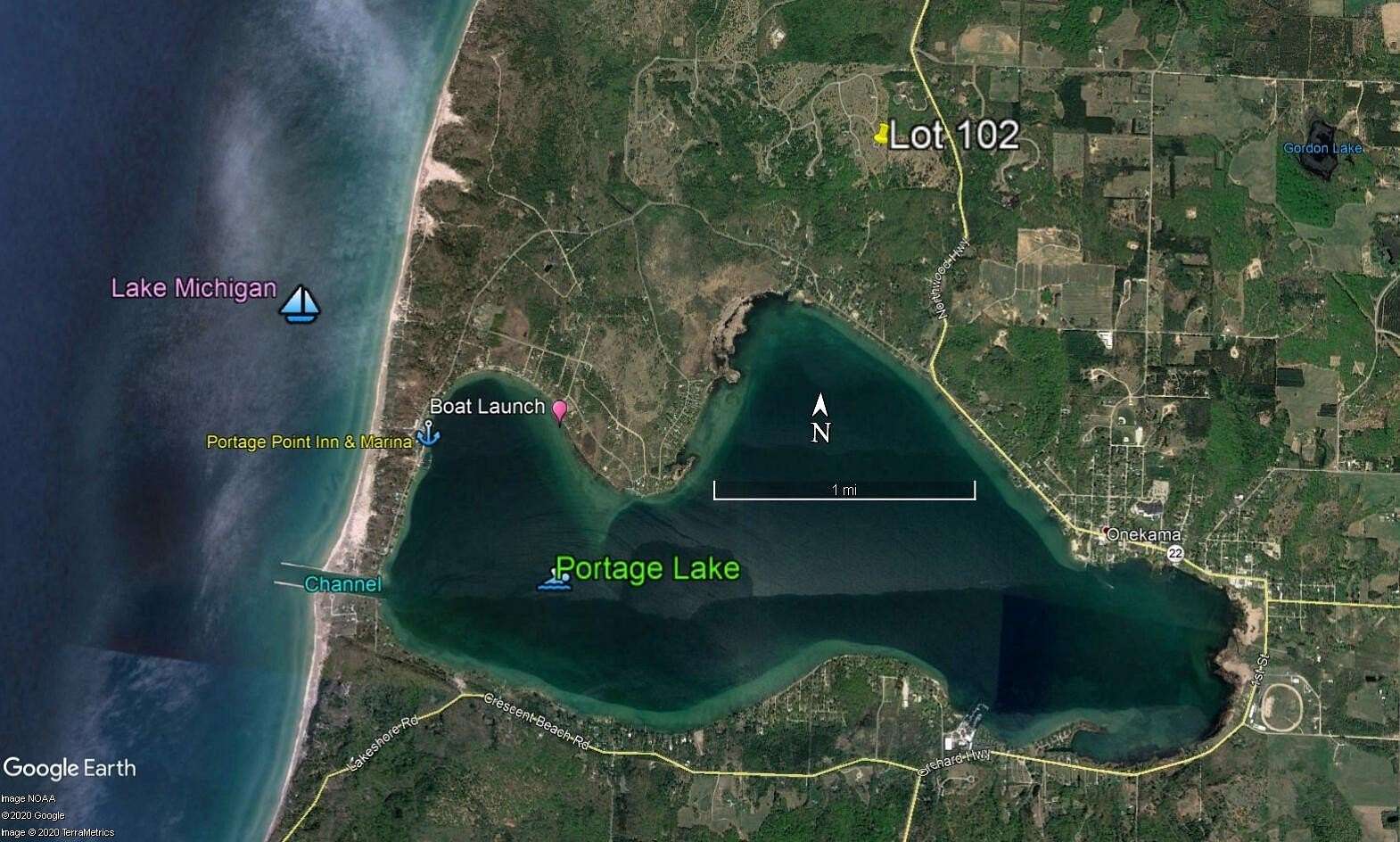 1.46 Acres of Residential Land for Sale in Onekama, Michigan