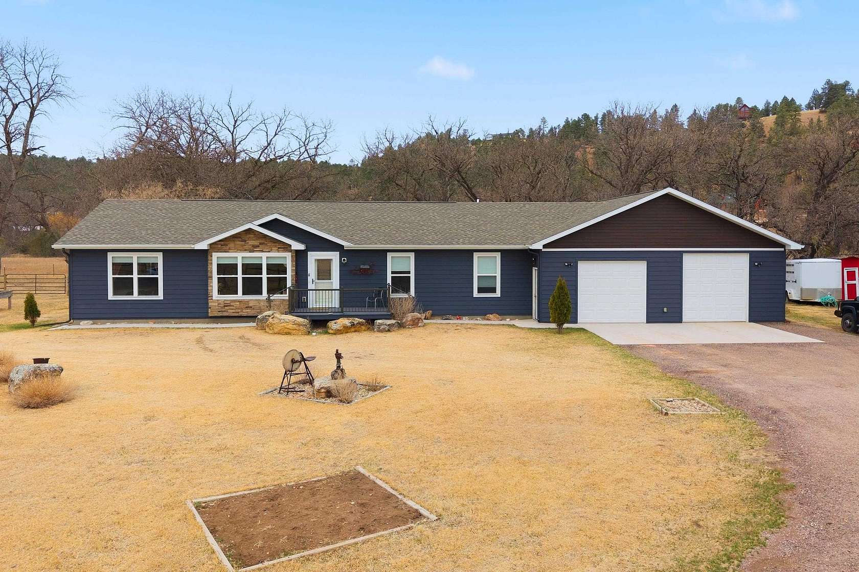 9.45 Acres of Land with Home for Sale in Hermosa, South Dakota