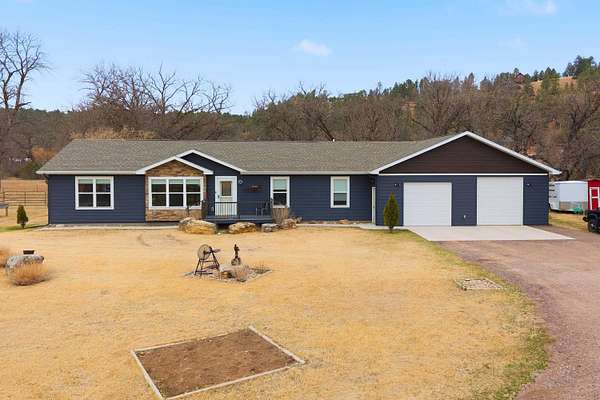 9.45 Acres of Land with Home for Sale in Hermosa, South Dakota