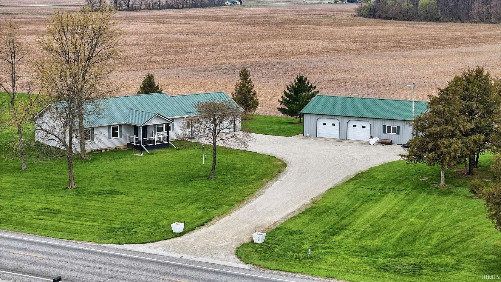 3 Acres of Land with Home for Sale in Warren, Indiana