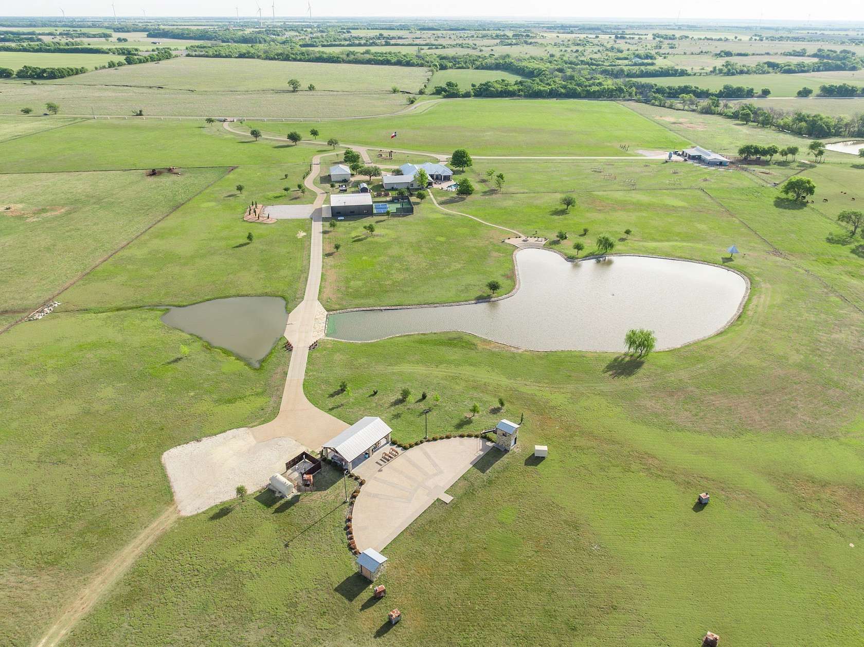 118 Acres of Recreational Land with Home for Sale in Abbott, Texas