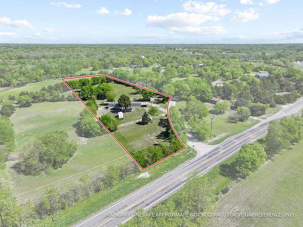 3.88 Acres of Land with Home for Sale in Van Alstyne, Texas