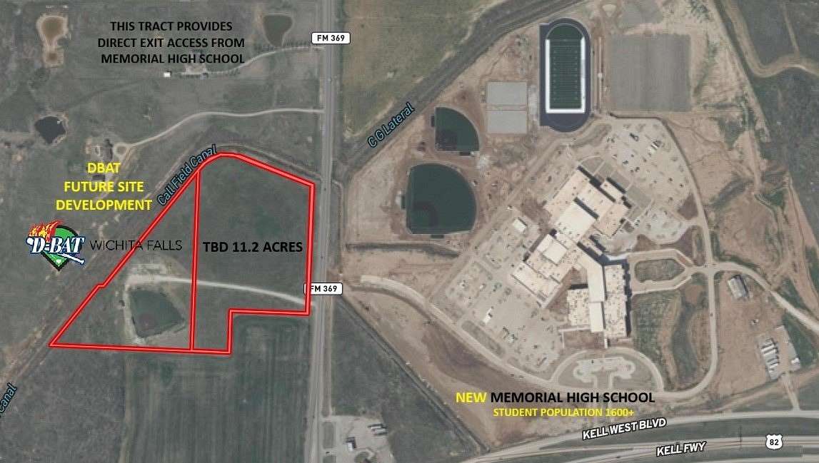 11.2 Acres of Mixed-Use Land for Sale in Wichita Falls, Texas