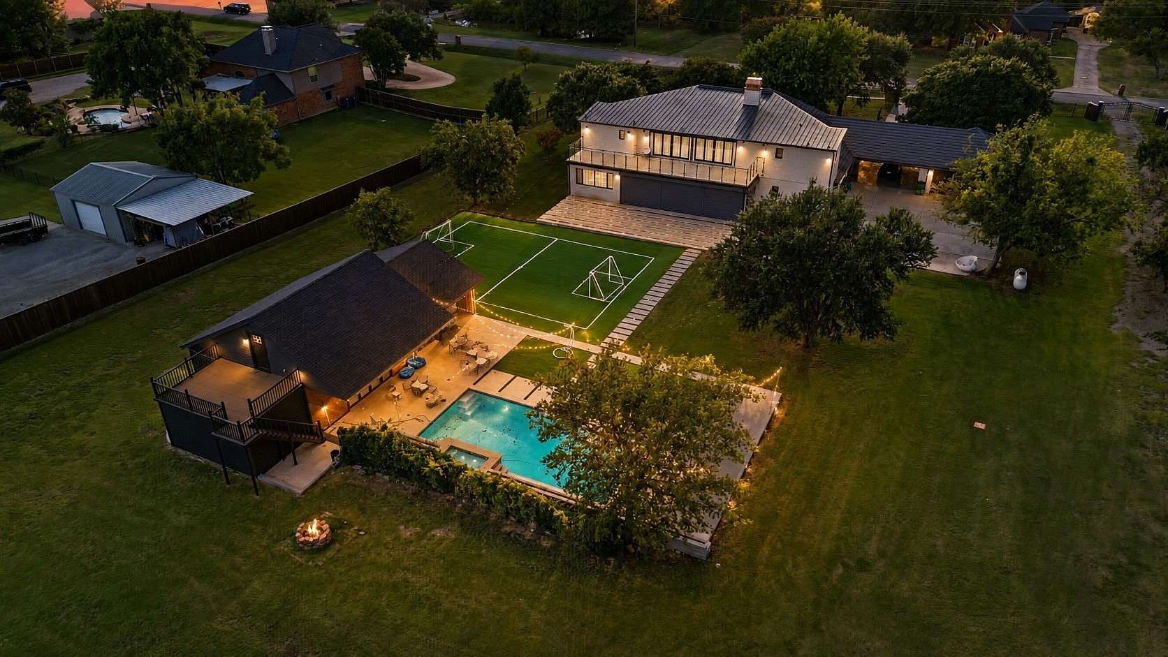 2.24 Acres of Land with Home for Lease in Celina, Texas
