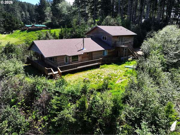 17.7 Acres of Recreational Land with Home for Sale in Brookings, Oregon
