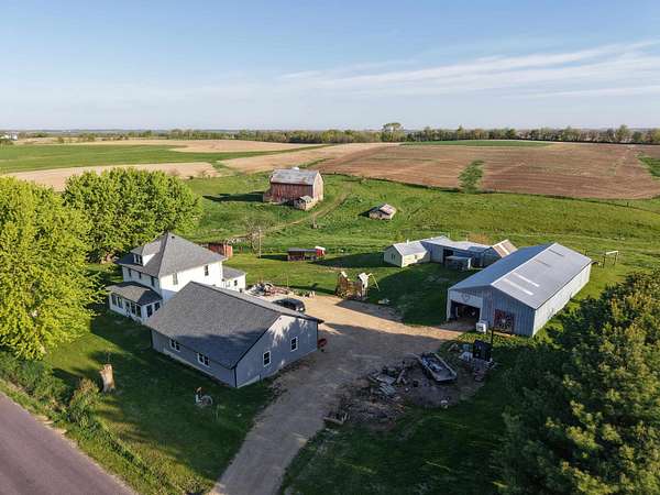 10 Acres of Land with Home for Sale in Potosi, Wisconsin