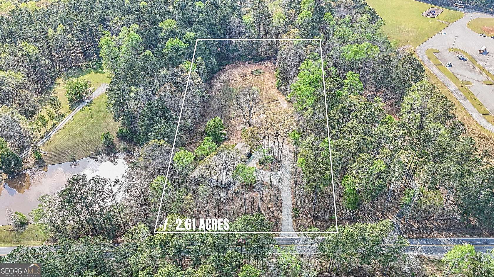 2.59 Acres of Land with Home for Sale in Newnan, Georgia