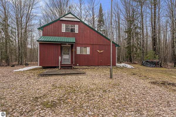 10 Acres of Recreational Land with Home for Sale in Fife Lake, Michigan