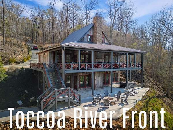 5 Acres of Land with Home for Sale in Mineral Bluff, Georgia