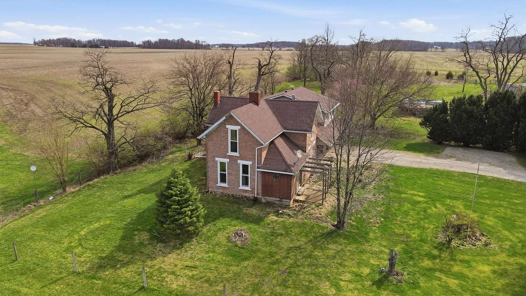 5 Acres of Land with Home for Sale in St. Paris, Ohio