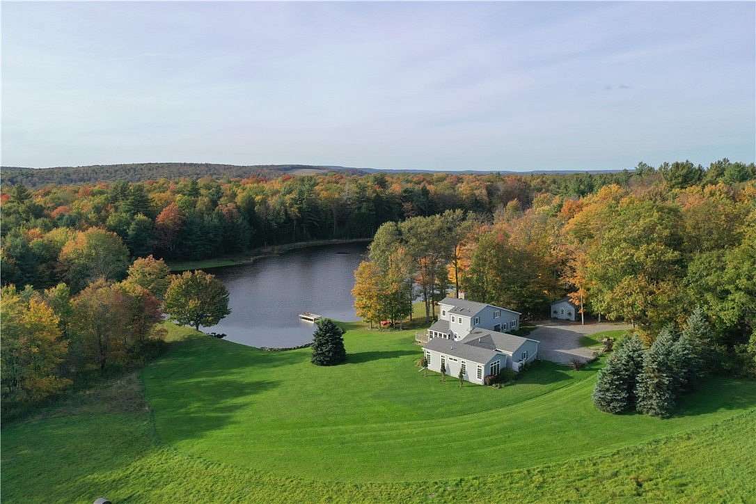 29.8 Acres of Recreational Land with Home for Sale in Newfield, New York