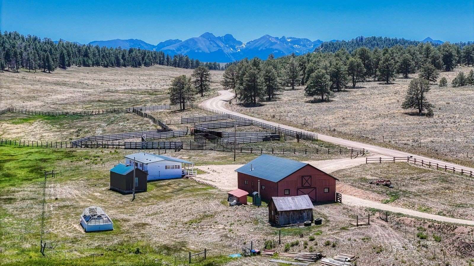 37 Acres of Land with Home for Sale in Westcliffe, Colorado