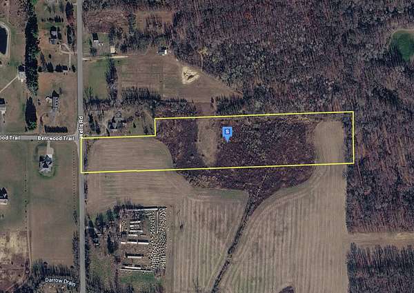 10 Acres of Recreational & Residential Land for Sale in Petersburg, Michigan