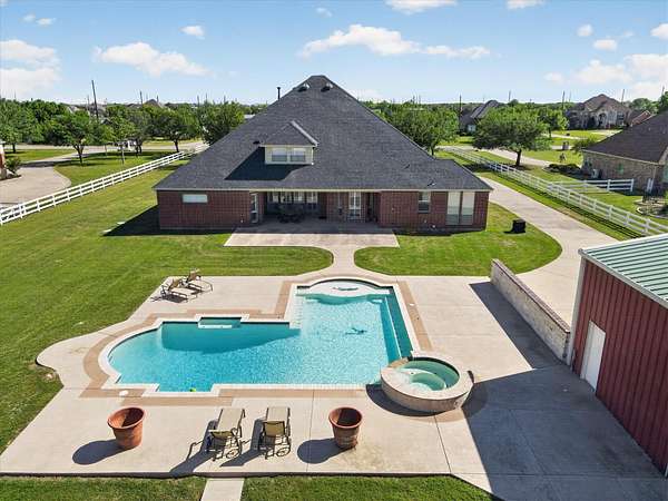 1.5 Acres of Land with Home for Sale in Haslet, Texas