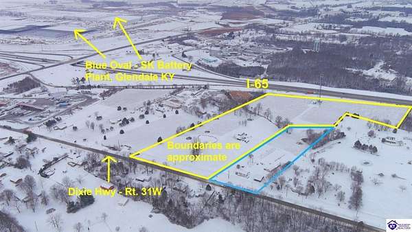 19.5 Acres of Land for Sale in Glendale, Kentucky