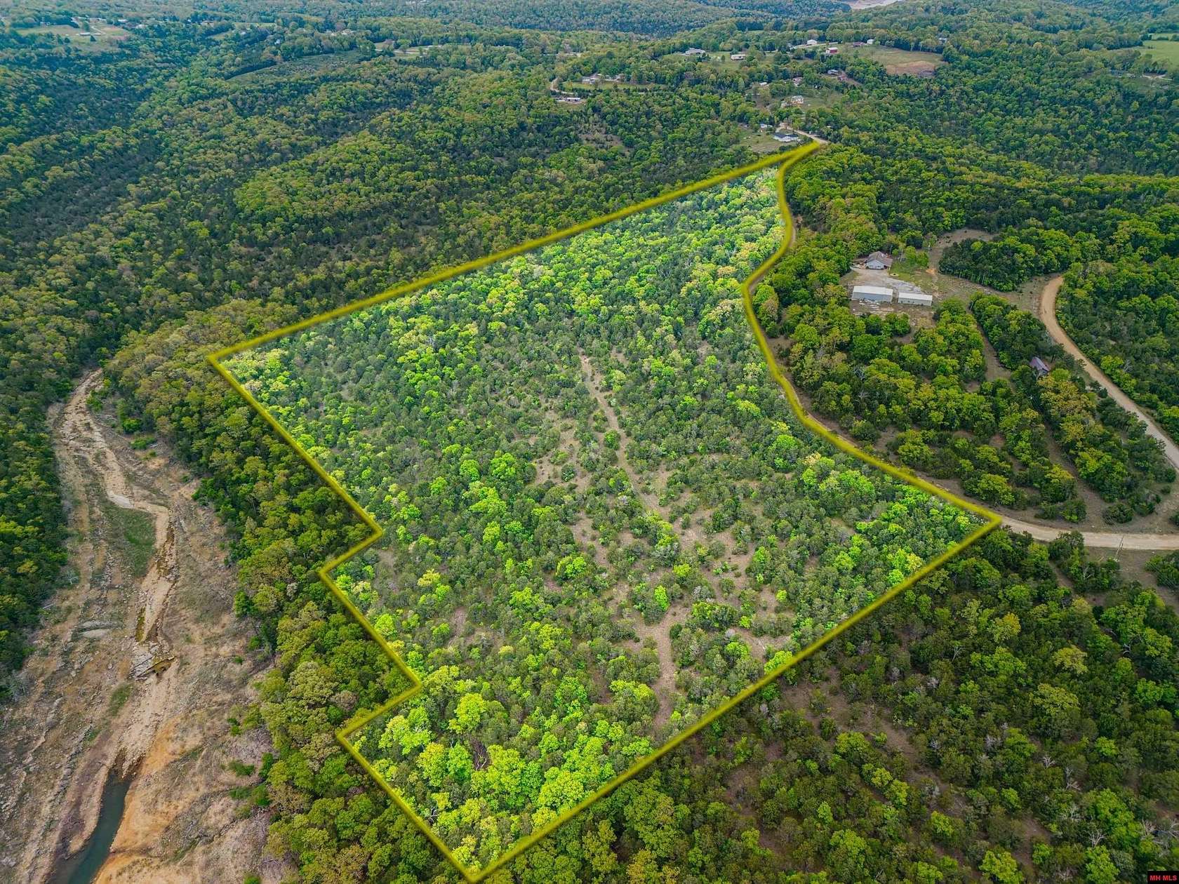 34.6 Acres of Recreational & Residential Land for Sale in Oakland, Arkansas