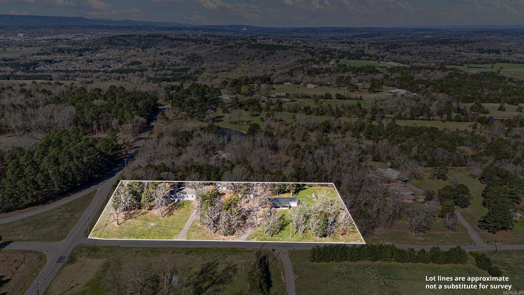 2.47 Acres of Land with Home for Sale in Russellville, Arkansas