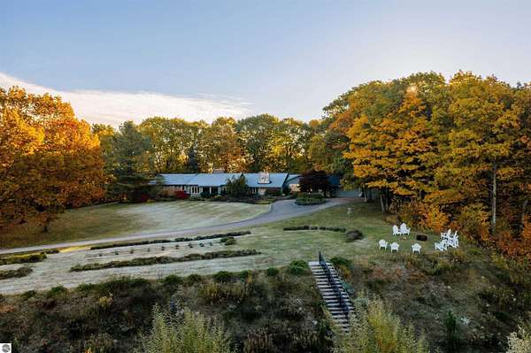 18.8 Acres of Land with Home for Sale in Lake Leelanau, Michigan