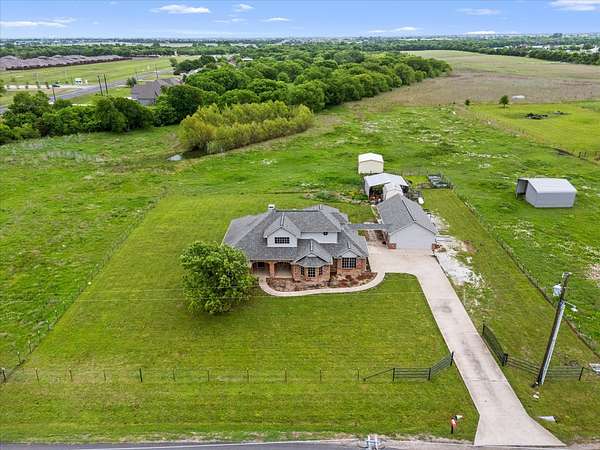 6.44 Acres of Land with Home for Sale in Caddo Mills, Texas