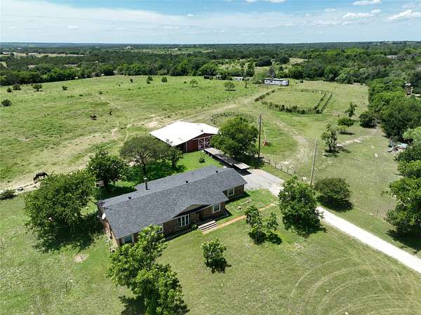 4 Acres of Land with Home for Sale in Hico, Texas
