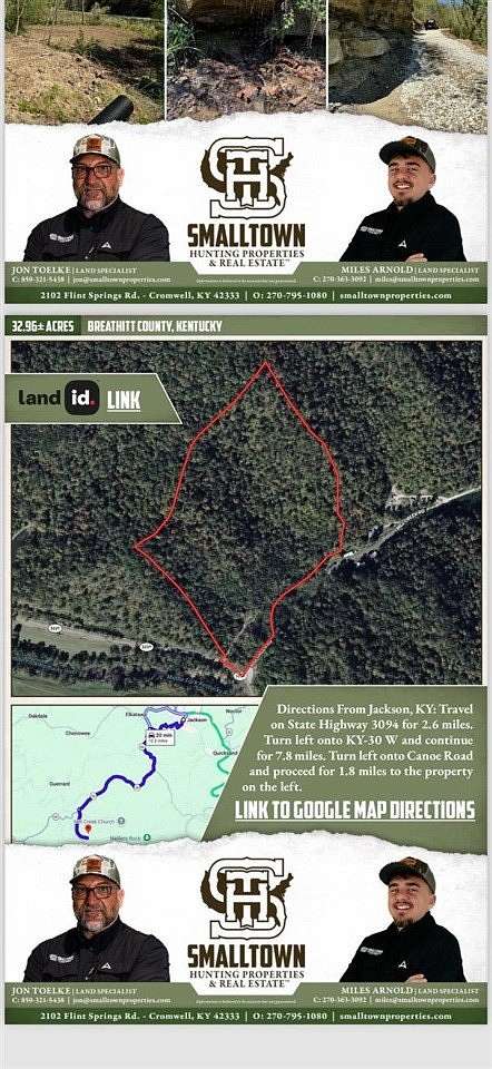 33 Acres of Recreational & Residential Land for Sale in Jackson, Kentucky