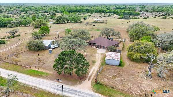 17 Acres of Recreational Land with Home for Sale in Edna, Texas
