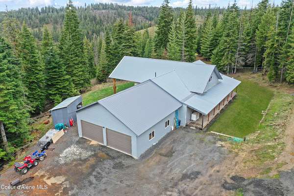 5.39 Acres of Land with Home for Sale in Santa, Idaho