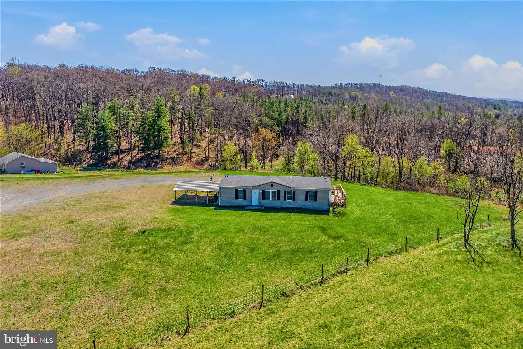 2 Acres of Land with Home for Sale in Berkeley Springs, West Virginia