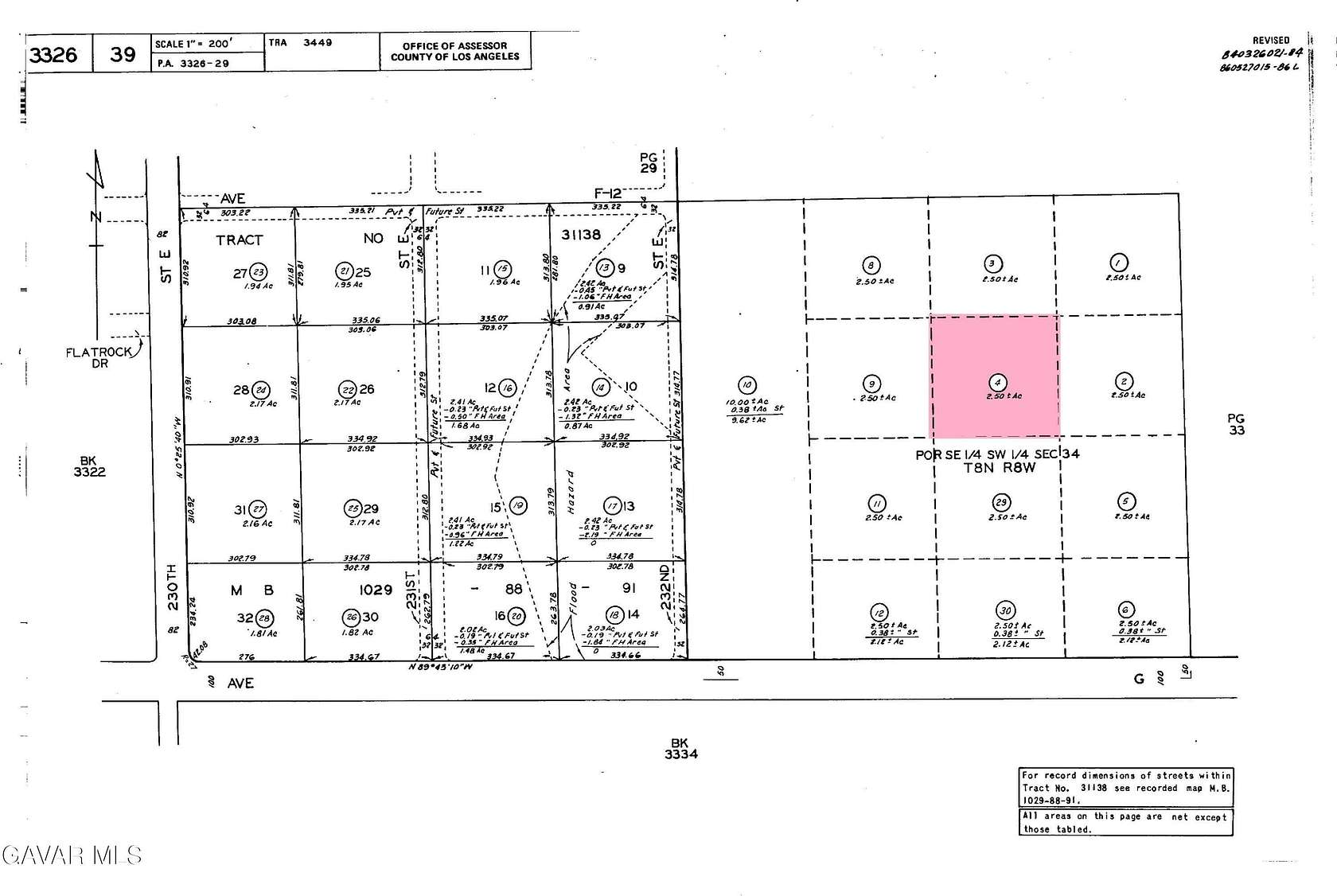 2.44 Acres of Land for Sale in Lancaster, California