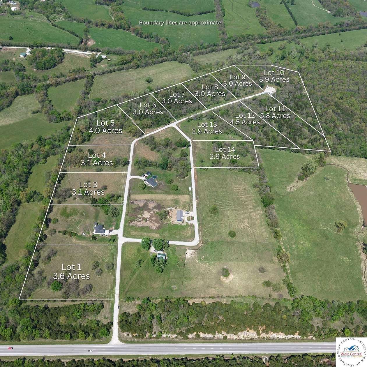8.9 Acres of Residential Land for Sale in Otterville, Missouri
