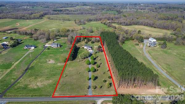 4.47 Acres of Land with Home for Sale in Stanfield, North Carolina
