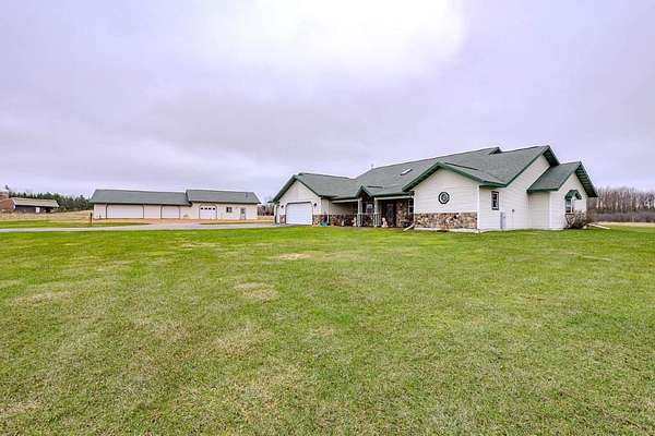 14.8 Acres of Land with Home for Sale in Marshfield, Wisconsin