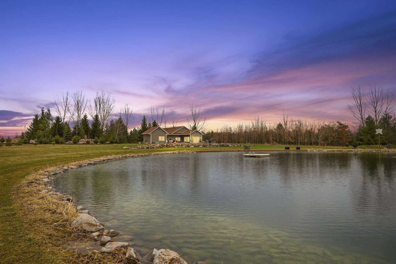 39.3 Acres of Recreational Land with Home for Sale in New Holstein, Wisconsin