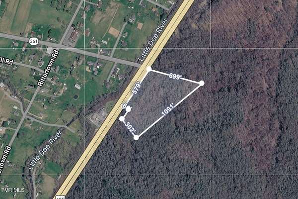 10 Acres of Mixed-Use Land for Sale in Hampton, Tennessee