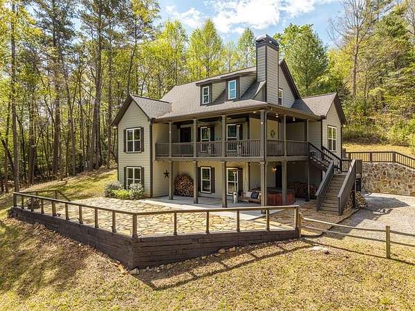 3.84 Acres of Land with Home for Sale in Blue Ridge, Georgia