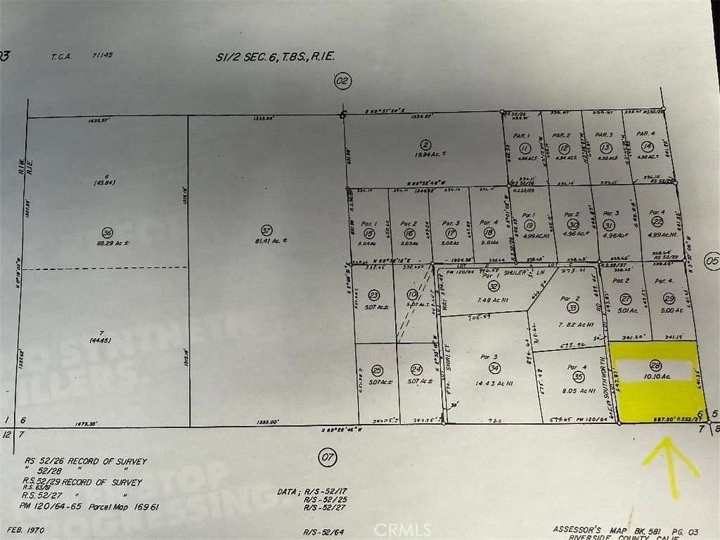 10.1 Acres of Land for Sale in Aguanga, California