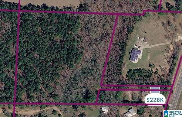 27.2 Acres of Recreational & Residential Land for Sale in Talladega, Alabama