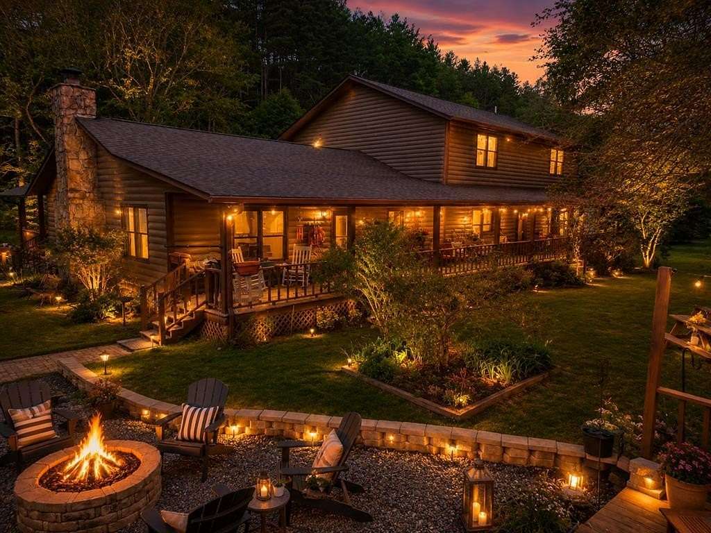 3.78 Acres of Land with Home for Sale in Hiawassee, Georgia