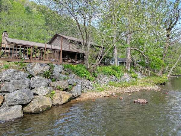 3.78 Acres of Land with Home for Sale in Hiawassee, Georgia