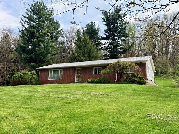 8.59 Acres of Land with Home for Sale in Bellville, Ohio