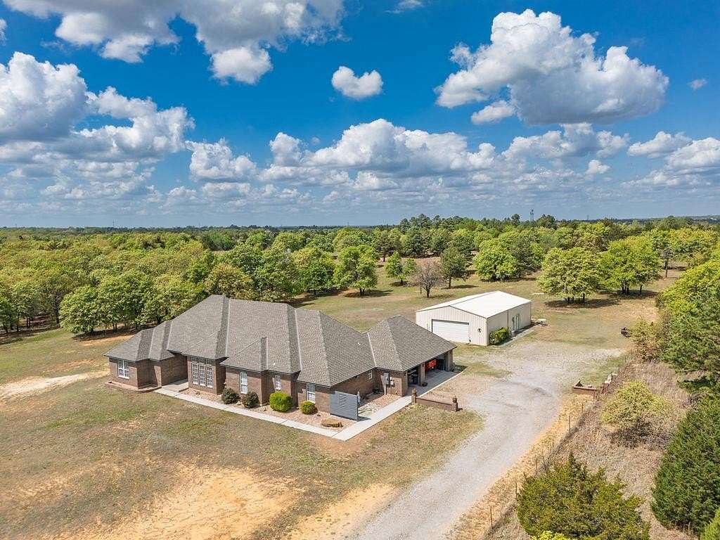 5.33 Acres of Land with Home for Sale in Harrah, Oklahoma