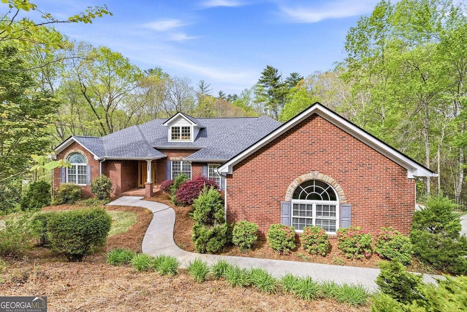 3.78 Acres of Land with Home for Sale in Cleveland, Georgia