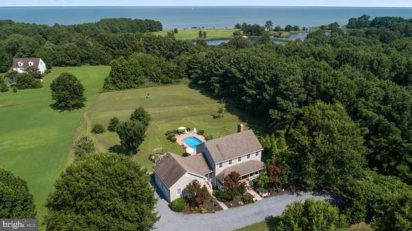 2 Acres of Land with Home for Sale in Tilghman, Maryland