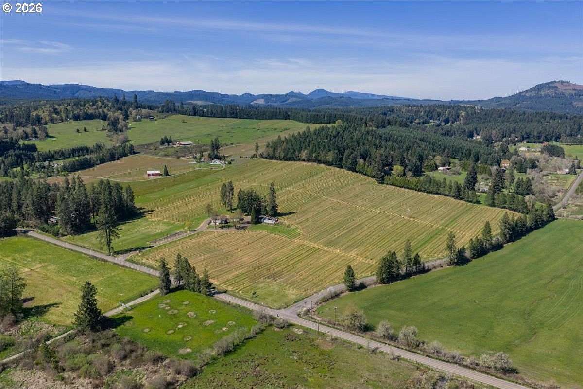 35 Acres of Agricultural Land with Home for Sale in Junction City, Oregon