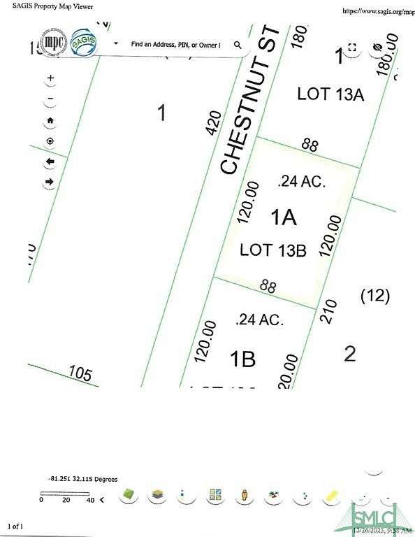 0.24 Acres of Commercial Land for Sale in Pooler, Georgia