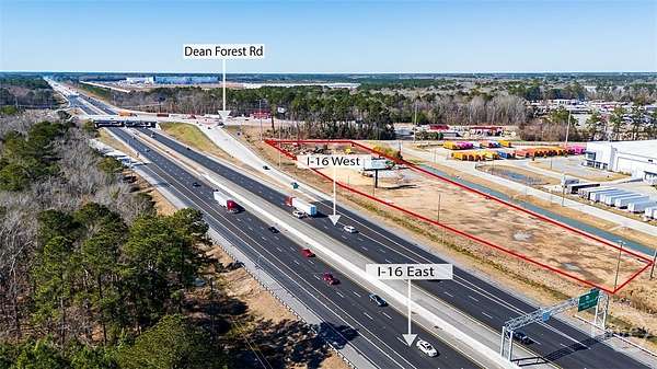 3.83 Acres of Commercial Land for Lease in Garden City, Georgia