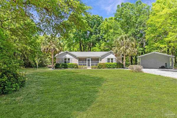 4.2 Acres of Land with Home for Sale in Milton, Florida