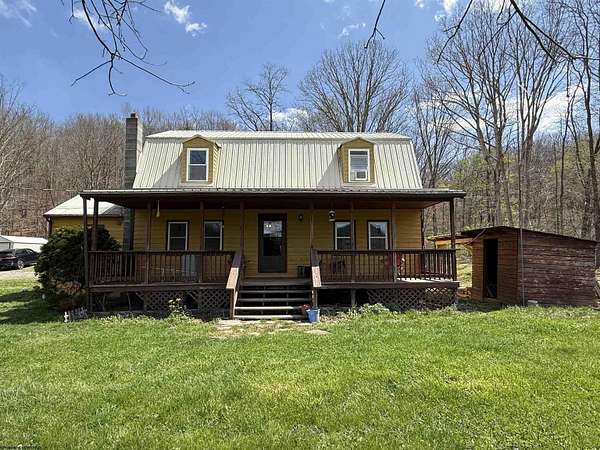 13.7 Acres of Land with Home for Sale in Huttonsville, West Virginia