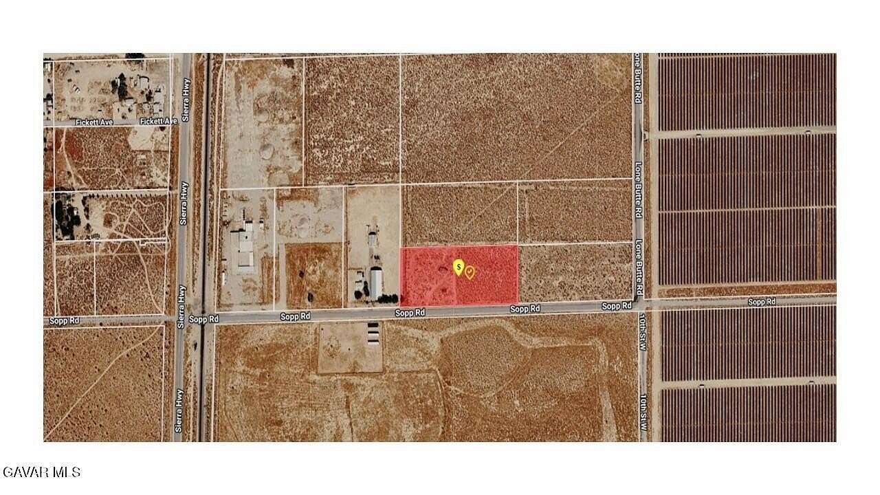 4.55 Acres of Commercial Land for Sale in Mojave, California
