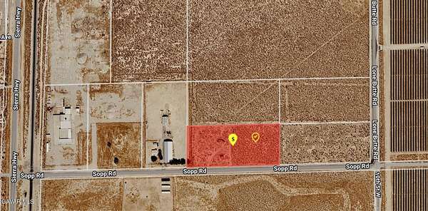 4.55 Acres of Commercial Land for Sale in Mojave, California